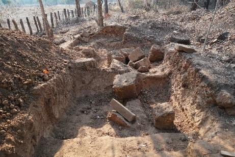 Archaeological excavations at Prasat ReamKer